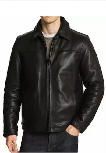 Mens leather jacket flight - leather,