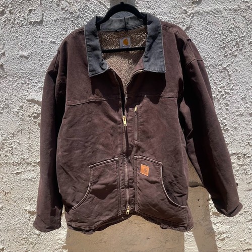 Carhartt j141 brn sherpa lined - carhartt,